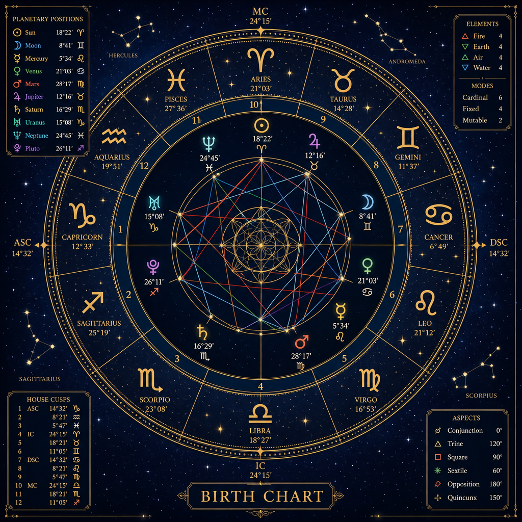 Mapa Astral Básico